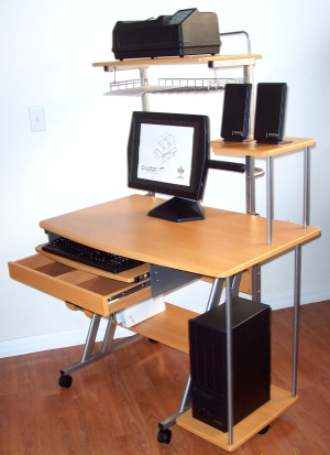 40 inch compact computer desk