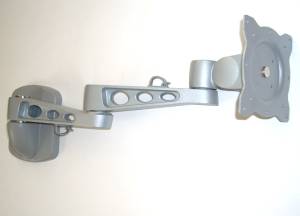 cantilever folding lcd monitor wall arm, turned to the right