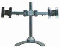 dual horizontal side by side lcd stand; also bolt on