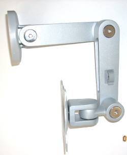 adjustable pivot, tilt, rotation and swivel in the D1680 LCD wall mount monitor arm