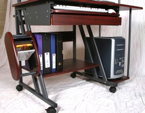 STD 300 Computer Desk Floor File Shelf