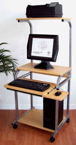 Cuzzi Sts 5801 E Desktop Laptop Tower Computer Desk