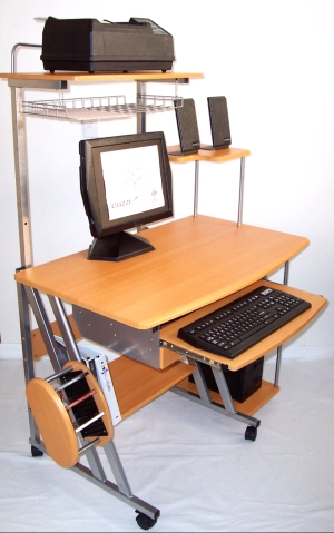 40 inch compact computer desk