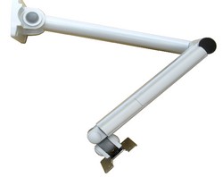 adjustable articulating cantilever lcd monitor wall arm. Folding white lcd arm - Hospital LCD Arm