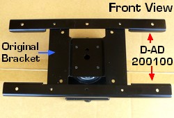 VESA 200x100 adapter plate extender interphase
