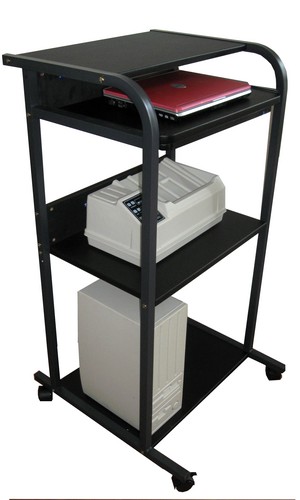 standing mobile computer workstation