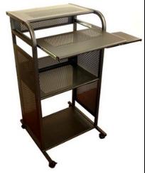 stand up metal computer desk